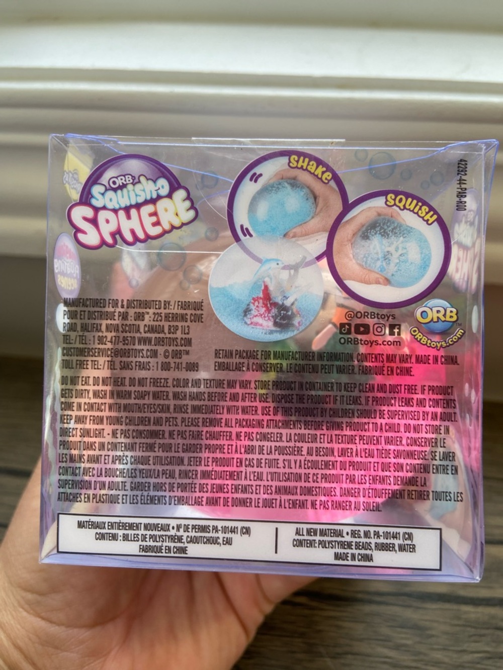 ORB Squish-O Sphere Floating Scene Orbs Shake & Squish ** - Picture 3 of 6